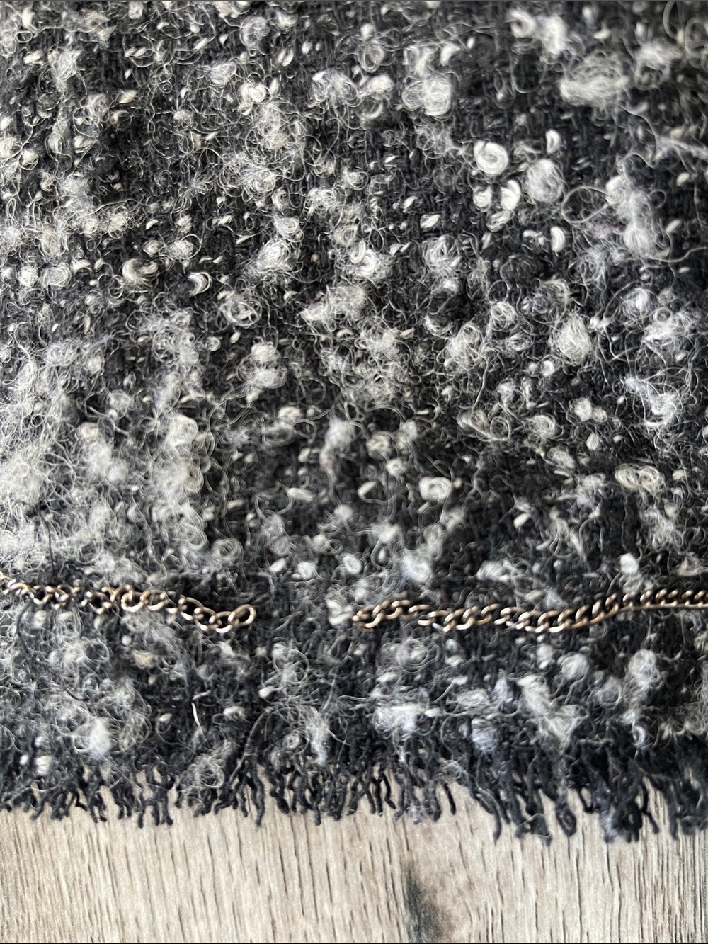 Mango Black and White Tweed Cropped Jacket - Picture 8 of 11